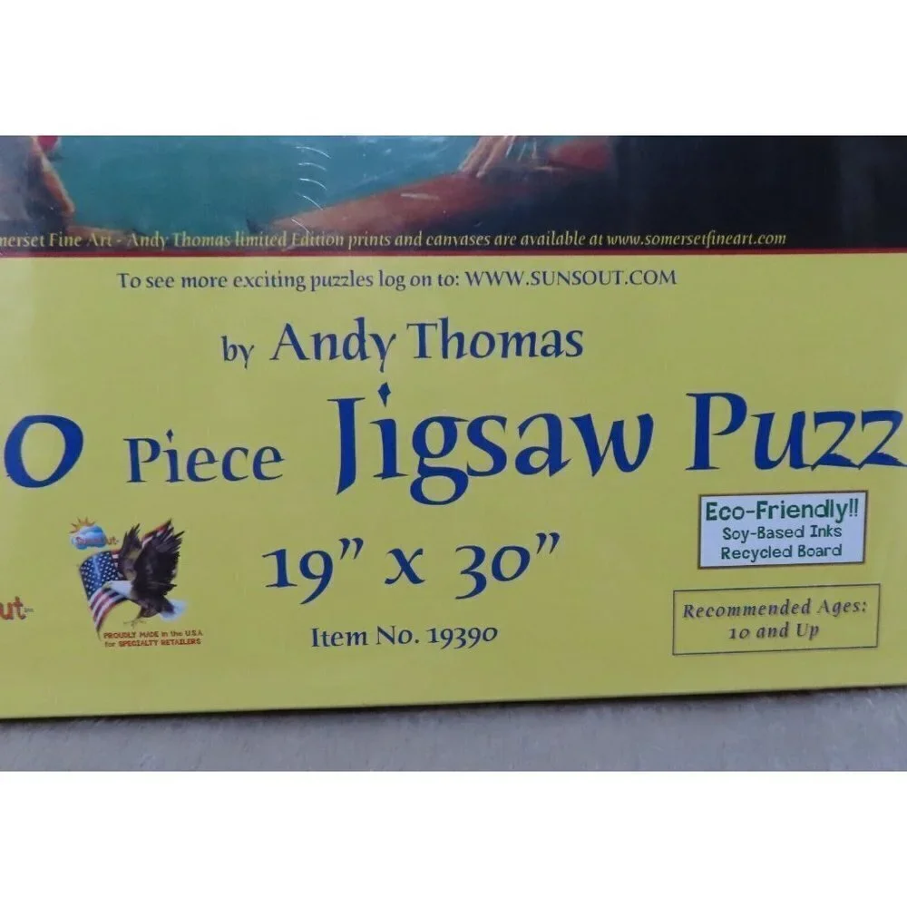 Callin' The Blue Puzzle 1000 Piece Jigsaw 19x30 Past Presidents Eco Friendly NEW